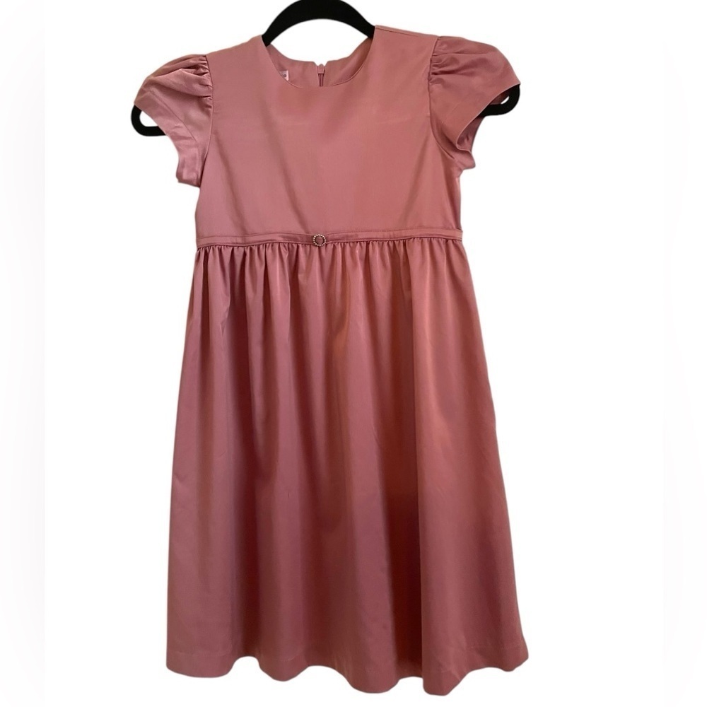 Blush Pink Princess Cut Party Dress Girl's Size 6